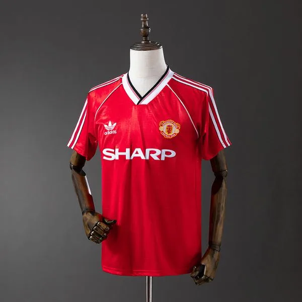 Camiseta de fútbol Manchester United 1988/90 LOCAL MANGA CORTA VERSION FAN
